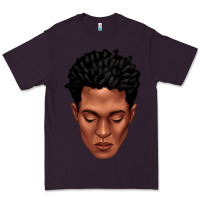 Plum black man portrait Premium Tee - texasbilliewilder