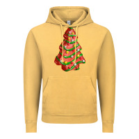 Vintage Mustard red christmas cake fa element Vintage Hoodie - FaDigitalArtStudio