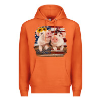 Carrot Cute Couple American Pigs Premium Hoodie - Bettercallsaul