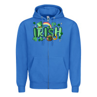 True Royal irish Zipper Hoodie - MaliasSmallBusiness