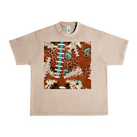 French Oak football leopard gemstone seamless pattern Urban Heavy Tee - JahusDesignShop
