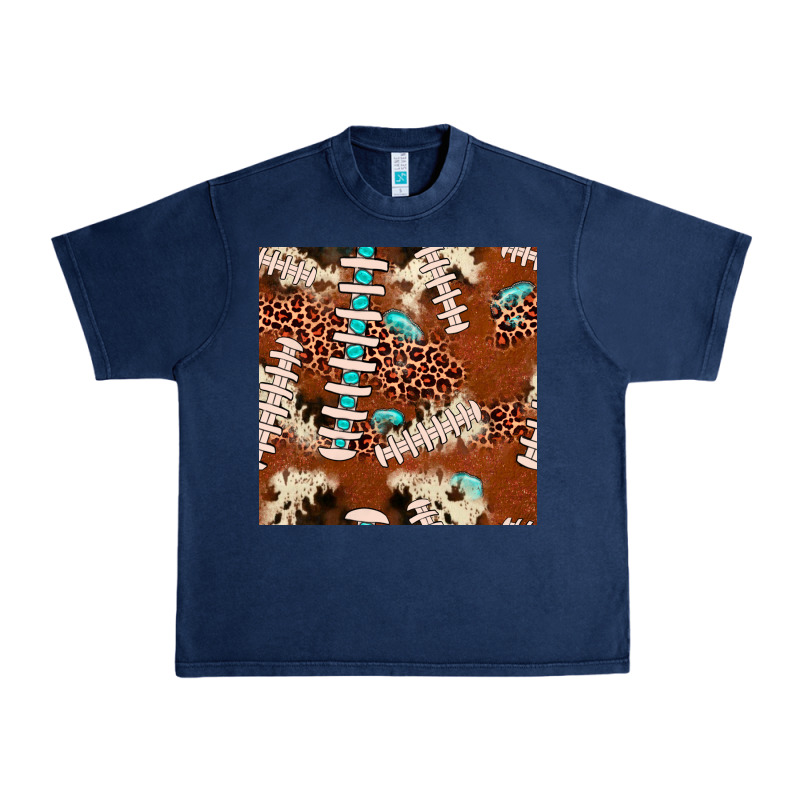 Football Leopard Gemstone Seamless Pattern Urban Heavy Tee by JahusDesignShop | Teevron