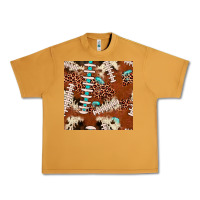Peanut Butter football leopard gemstone seamless pattern Urban Heavy Tee - JahusDesignShop