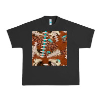 Pigment Black football leopard gemstone seamless pattern Urban Heavy Tee - JahusDesignShop