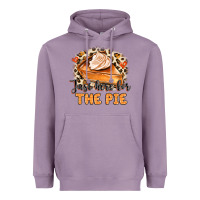 Lavender Just Here For The Pie Heavyweight Hoodie - MaliasSmallBusiness