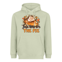 Matcha Just Here For The Pie Heavyweight Hoodie - MaliasSmallBusiness