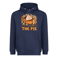 Navy Just Here For The Pie Heavyweight Hoodie - MaliasSmallBusiness
