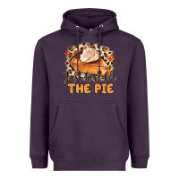 Plum Just Here For The Pie Heavyweight Hoodie - MaliasSmallBusiness