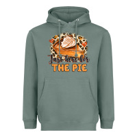 Sage Just Here For The Pie Heavyweight Hoodie - MaliasSmallBusiness