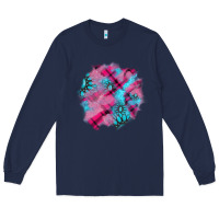 Navy v.d gemstone's patches Long Sleeve Tee - AdoDesignShop