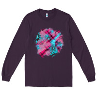Plum v.d gemstone's patches Long Sleeve Tee - AdoDesignShop