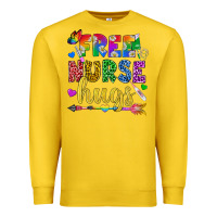 Lemon Free Nurse Hugs Pride LGBTQ+ Premium Sweatshirt - BundleAndBundleShop