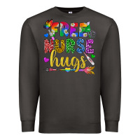 Smoke Free Nurse Hugs Pride LGBTQ+ Premium Sweatshirt - BundleAndBundleShop