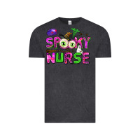 Vintage Black spooky nurse Vintage Tee - AdoDesignShop