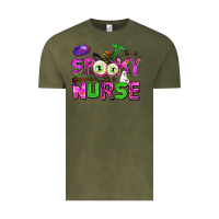 Vintage Olive spooky nurse Vintage Tee - AdoDesignShop
