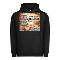 Pigment Black i have lived a thousand lives Urban Hoodie - TumblerDesignByShophia