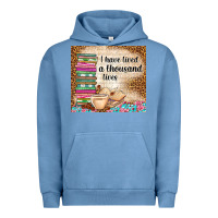 Pigment Pebble Blue i have lived a thousand lives Urban Hoodie - TumblerDesignByShophia