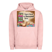 Pigment Salmon i have lived a thousand lives Urban Hoodie - TumblerDesignByShophia
