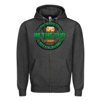Charcoal Heather everybody in the pub getting tipsy Zipper Hoodie - MaliasSmallBusiness
