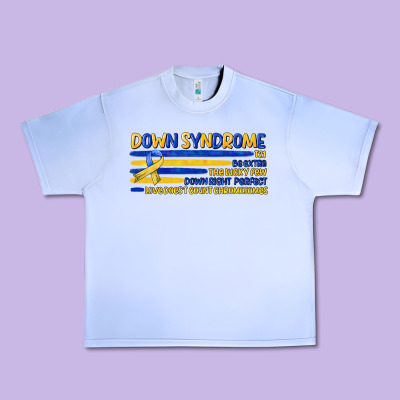 Down Syndrome Urban Heavy Tee Designed By Artiststas
