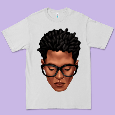 Black Man Portrait Premium Tee Designed By Texasbilliewilder