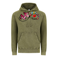 Vintage Olive autism mom 1 Vintage Hoodie - SublimationCraftShop
