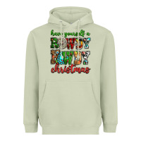Matcha Have yourself a rowdy howdy Christmas Heavyweight Hoodie - NancyCooperArtShop