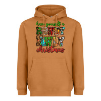 Meerkat Have yourself a rowdy howdy Christmas Heavyweight Hoodie - NancyCooperArtShop