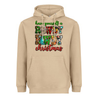 Mushroom Have yourself a rowdy howdy Christmas Heavyweight Hoodie - NancyCooperArtShop