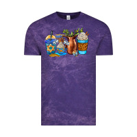 Cloud Purple hannukah coffee cups Vintage Tee - AdoDesignShop