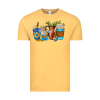 Vintage Mustard hannukah coffee cups Vintage Tee - AdoDesignShop