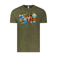 Vintage Olive hannukah coffee cups Vintage Tee - AdoDesignShop