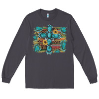 Smoke western gemstone cross sunflowers serape leopard glitter Long Sleeve Tee - Artiststas