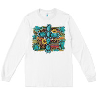 White western gemstone cross sunflowers serape leopard glitter Long Sleeve Tee - Artiststas