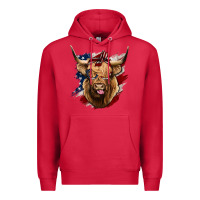 Cardinal American Highland Cow Premium Hoodie - Bettercallsaul