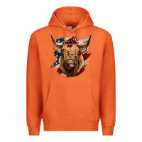 Carrot American Highland Cow Premium Hoodie - Bettercallsaul