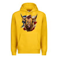 Lemon American Highland Cow Premium Hoodie - Bettercallsaul