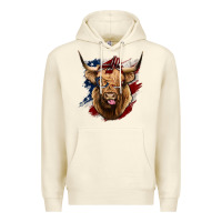 Sandshell American Highland Cow Premium Hoodie - Bettercallsaul