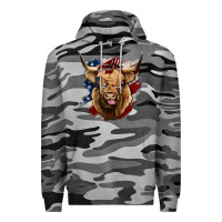 Slate Camo American Highland Cow Premium Hoodie - Bettercallsaul