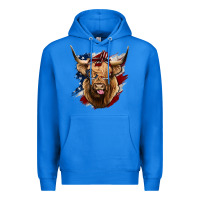 True Royal American Highland Cow Premium Hoodie - Bettercallsaul
