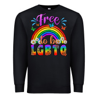 Black Western Free To Be Lgbtq Premium Sweatshirt - BundleAndBundleShop