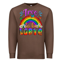 Chestnut Western Free To Be Lgbtq Premium Sweatshirt - BundleAndBundleShop