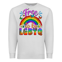 Dove Grey Western Free To Be Lgbtq Premium Sweatshirt - BundleAndBundleShop