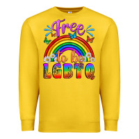 Lemon Western Free To Be Lgbtq Premium Sweatshirt - BundleAndBundleShop