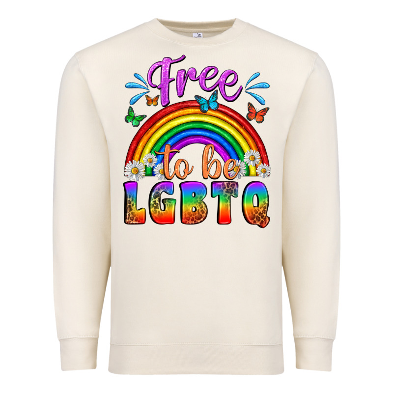 Western Free To Be Lgbtq Premium Sweatshirt by BundleAndBundleShop | Teevron