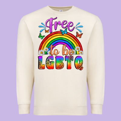 Western Free To Be Lgbtq Premium Sweatshirt Designed By Bundleandbundleshop