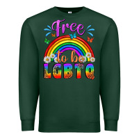 Sports Green Western Free To Be Lgbtq Premium Sweatshirt - BundleAndBundleShop