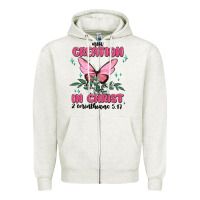 Oatmeal Heather new creation in christ 2 corinthians5.17 Zipper Hoodie - MaliasSmallBusiness