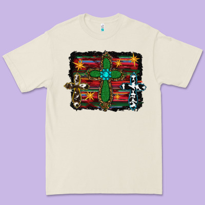 Premium Tee Western Cross