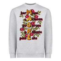Heather Grey ella es mamá Heavyweight Sweatshirt - JahusDesignShop